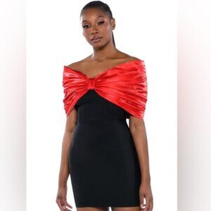 AKIRA Bow Bandage Mini Dress